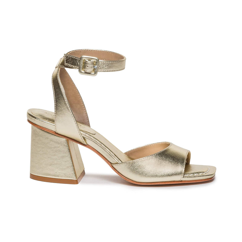 Gold Women Bernardo Nyack Heels Sandals | GFD9973RI