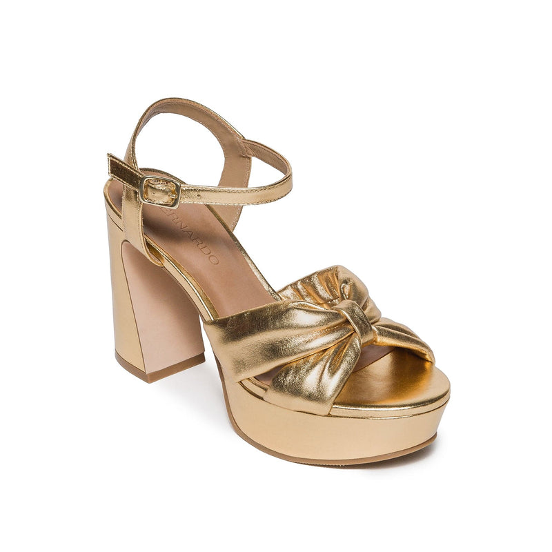 Gold Women Bernardo Veronika Platform Sandals | MKI5798RI