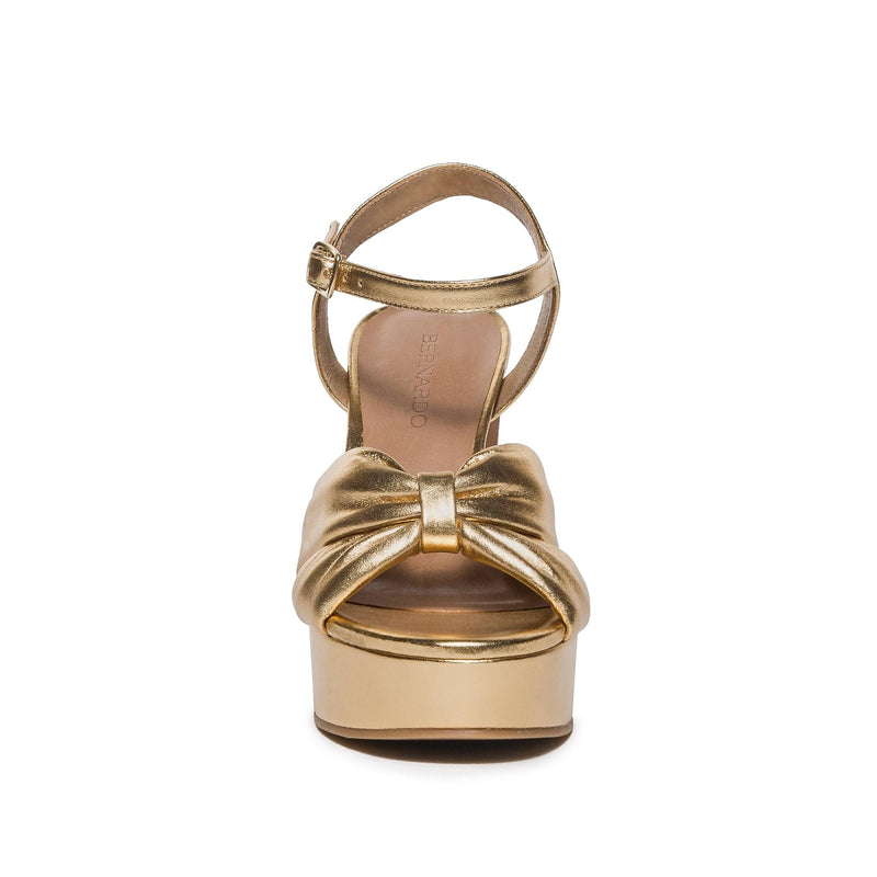 Gold Women Bernardo Veronika Platform Sandals | MKI5798RI