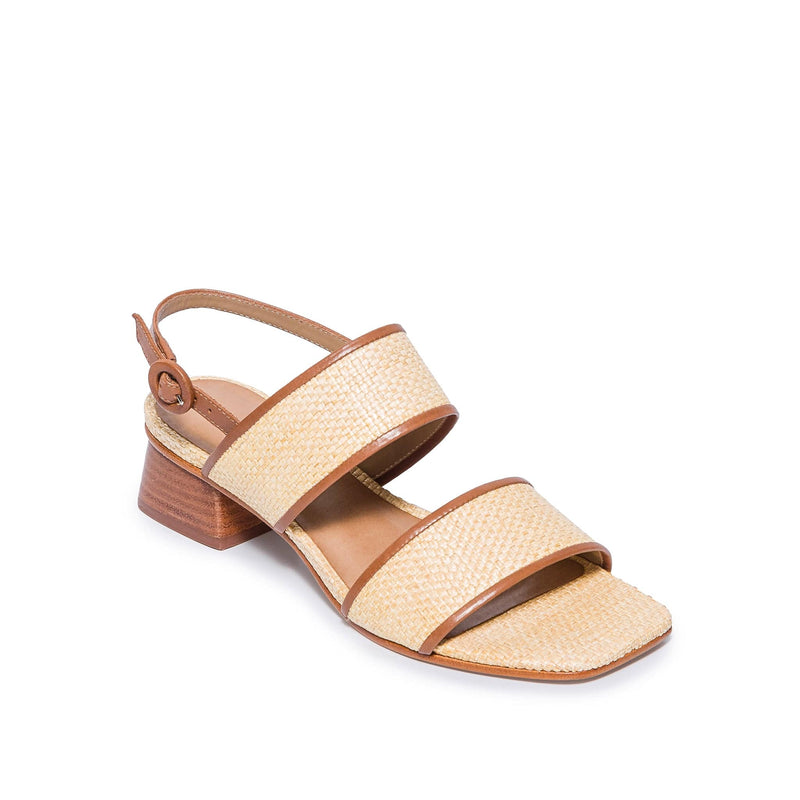 Light Brown Women Bernardo Jasper Slingback Heels Sandals | ESV7410IT