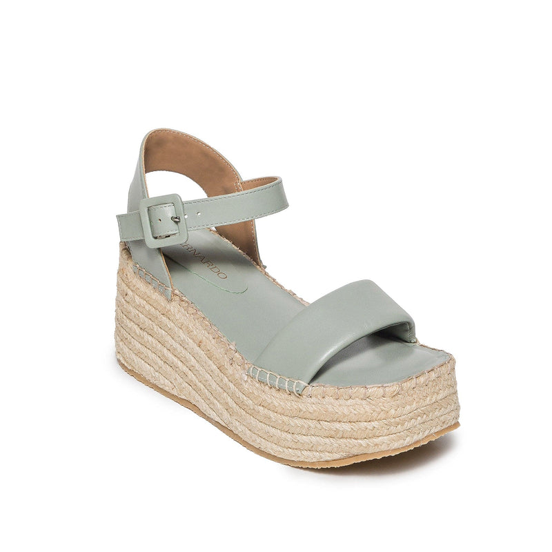 Light Green Women Bernardo Mallorca Espadrille Platform Sandals | RCB10065UH