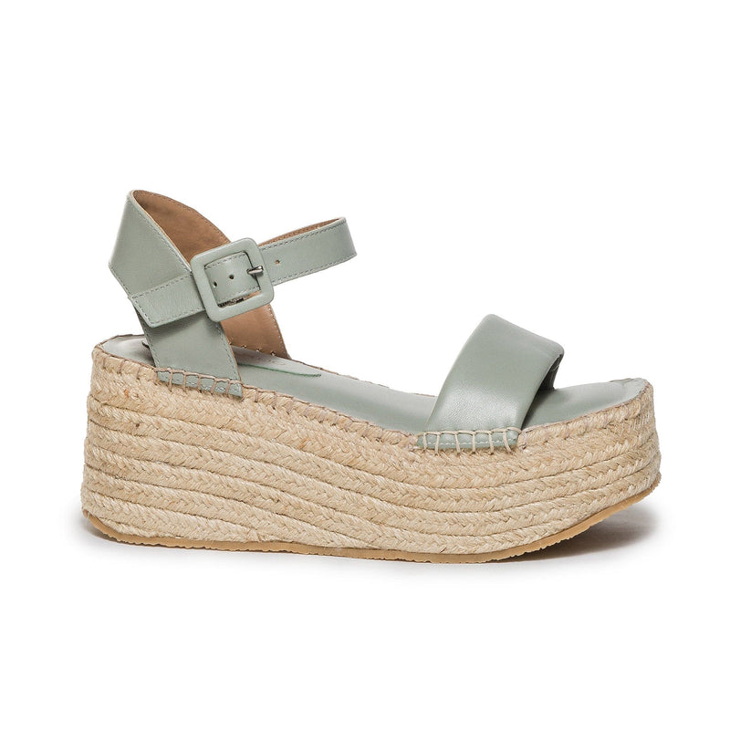 Light Green Women Bernardo Mallorca Espadrille Platform Sandals | RCB10065UH