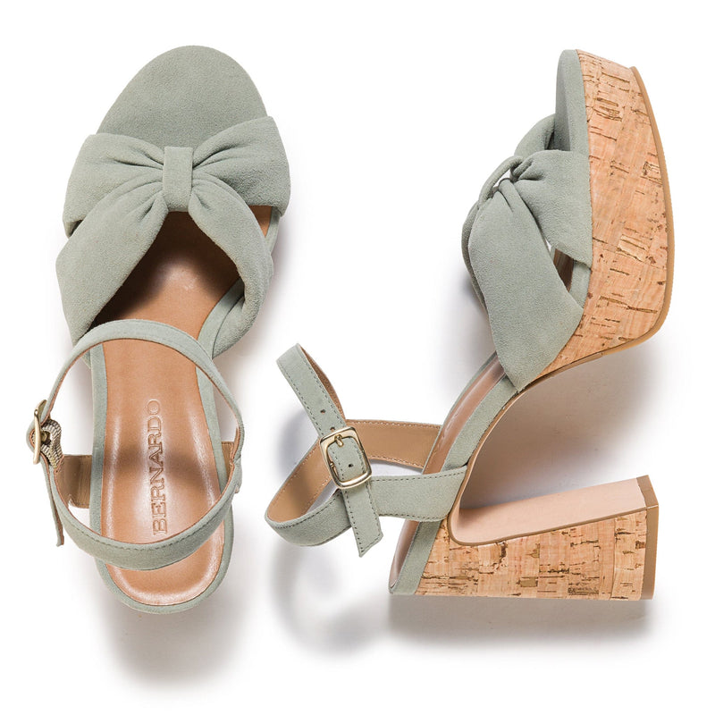 Light Green Women Bernardo Veronika Platform Sandals | RVQ4526NK