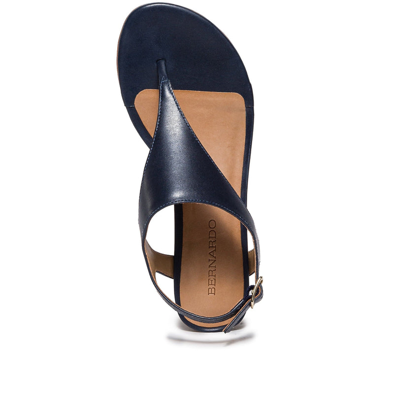 Navy Women Bernardo Goldy Demi Heels Sandals | BXW3240XF