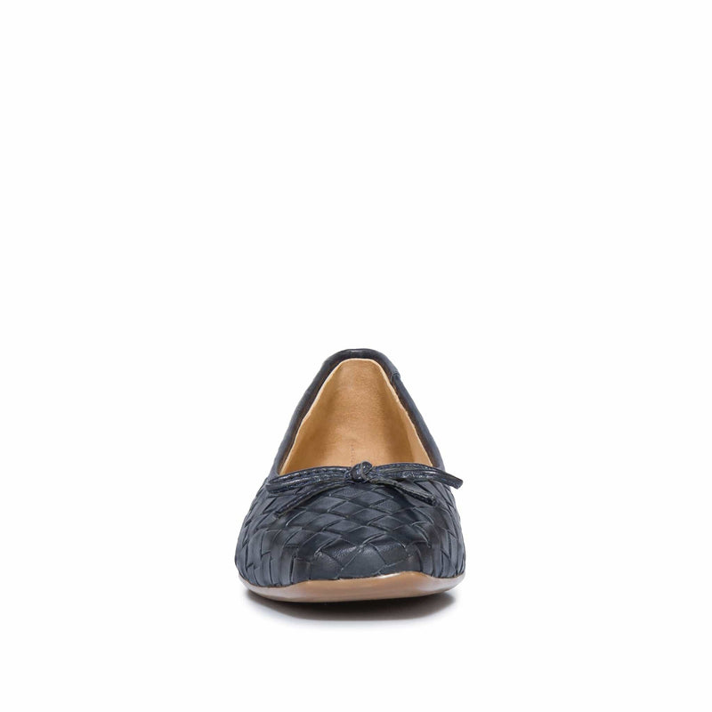 Navy Women Bernardo Gwynn Woven Ballet Flats | FVD6075FT