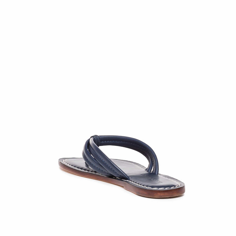 Navy Women Bernardo Miami Thong Slide Sandals | TWU558WT