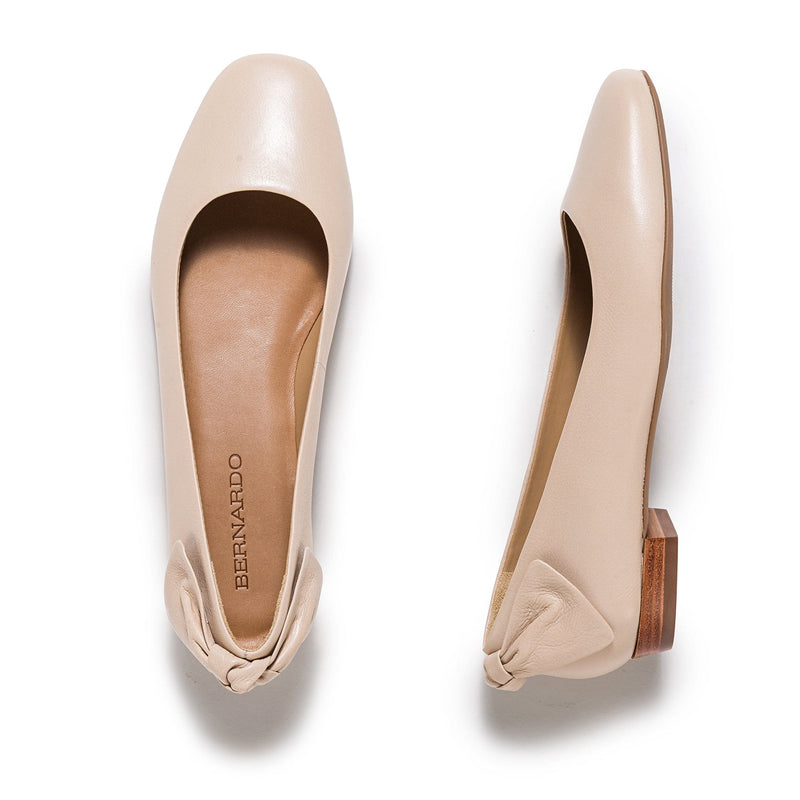 Pink Women Bernardo Eloisa Bow Ballet Flats | BUN3112EM