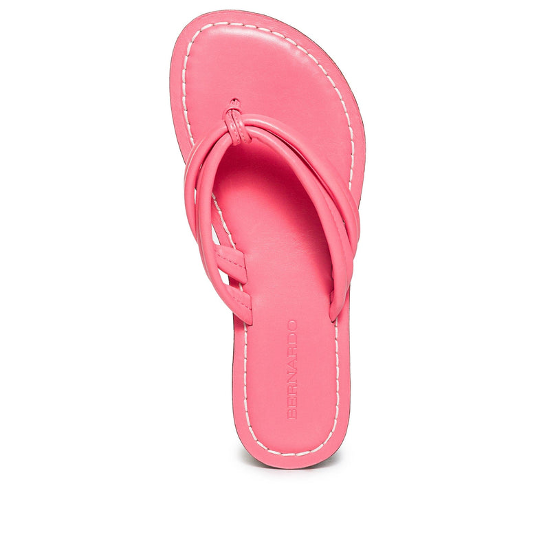 Pink Women Bernardo Miami Thong Slide Sandals | DYL5886KE