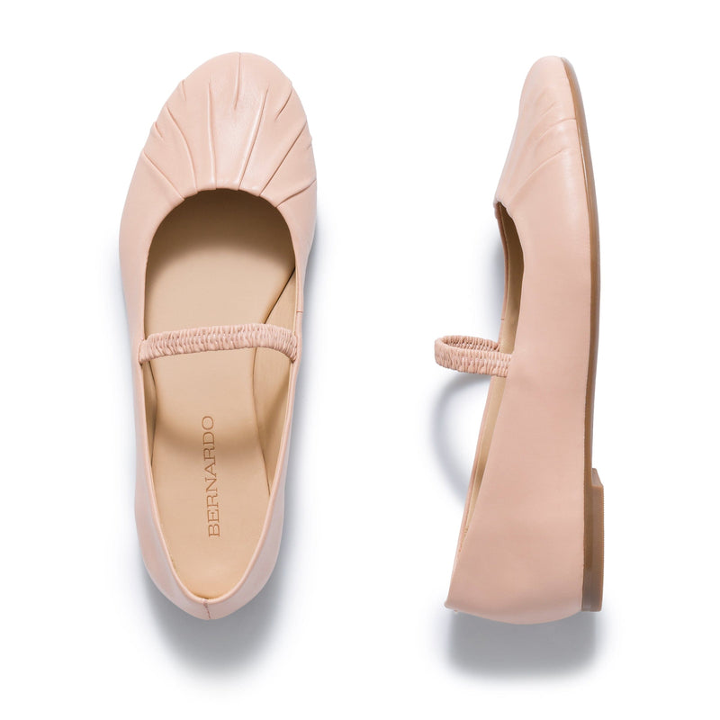 Pink Women Bernardo Savona Ballerina Ballet Flats | GCV182WM