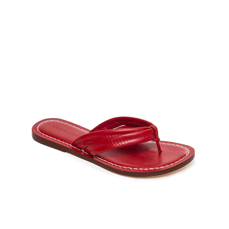 Red Women Bernardo Miami Thong Slide Sandals | SKQ2396WO