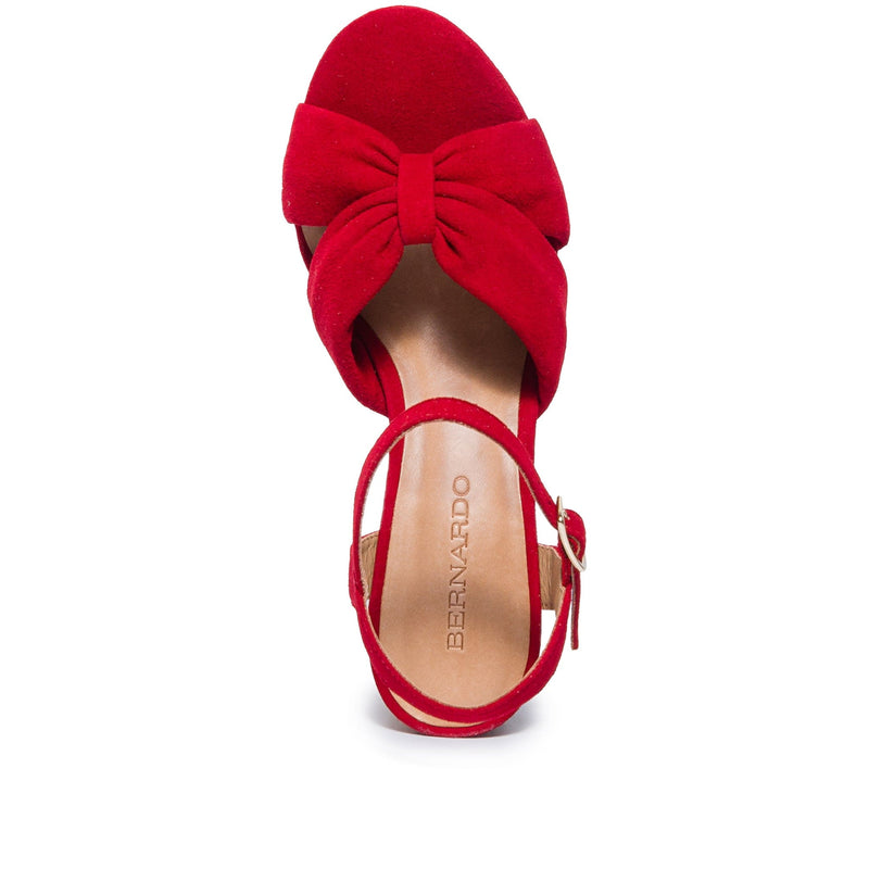 Red Women Bernardo Veronika Platform Sandals | DIQ4431ZA