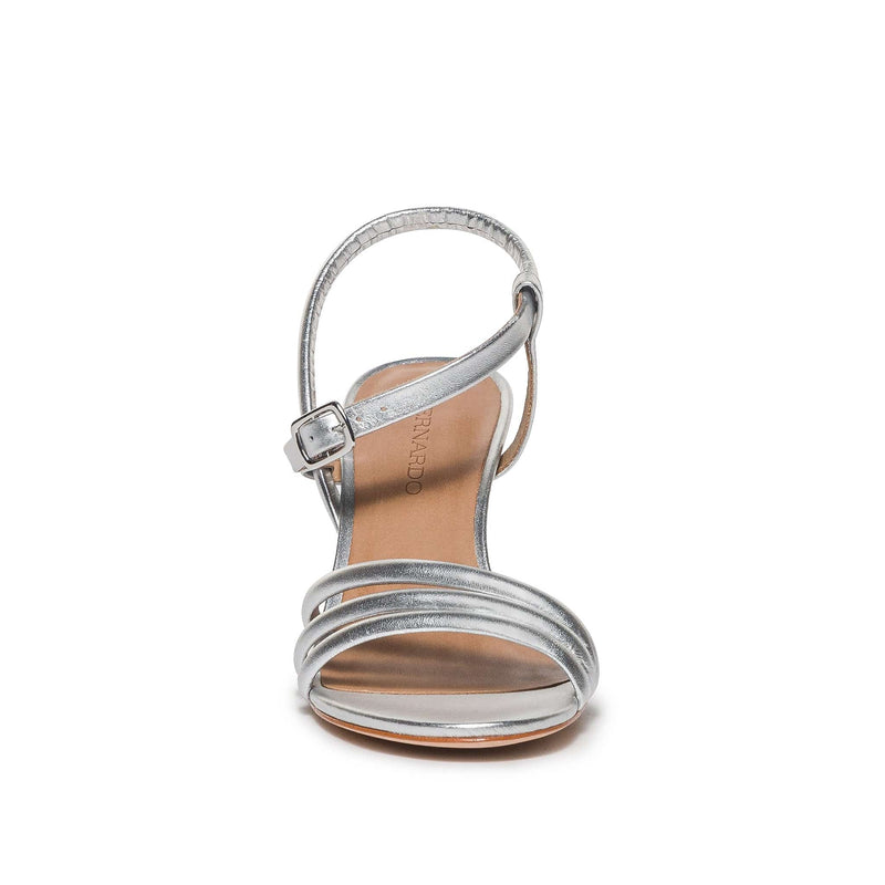 Silver Women Bernardo Noor Heels Sandals | ILL4931AM