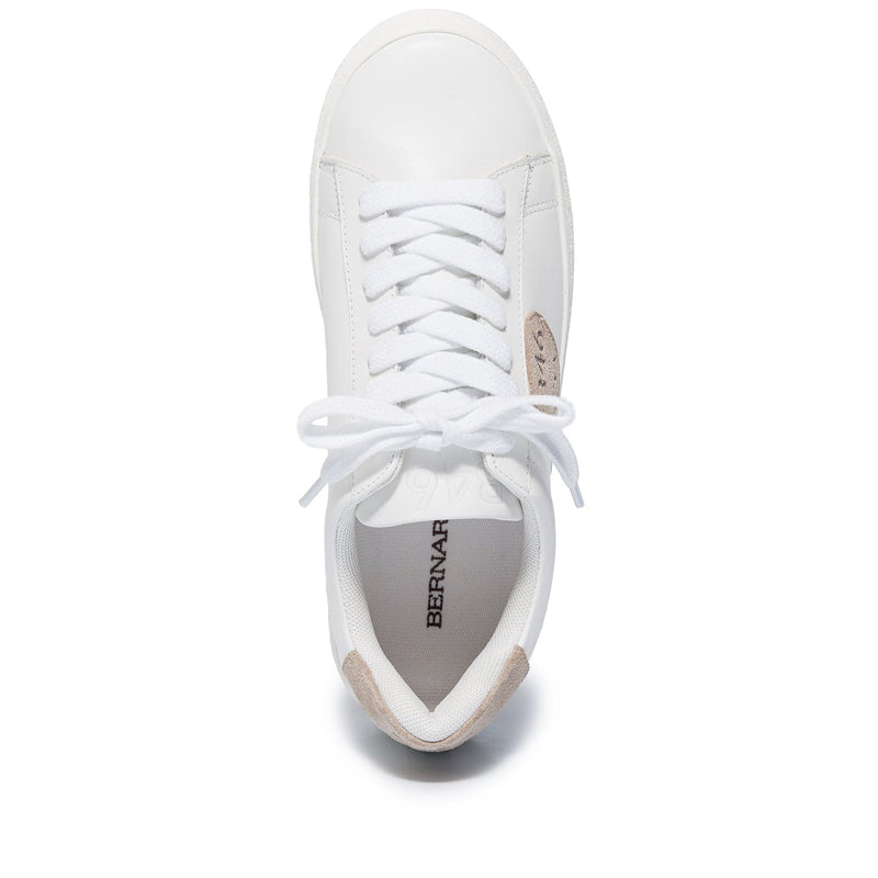 White Beige Women Bernardo Tatum Sneakers | JBY5614UI