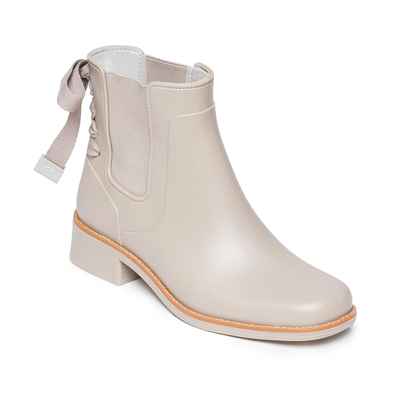 White Women Bernardo Briton Slip On Rain Chelsea Boots | HSS2088SJ