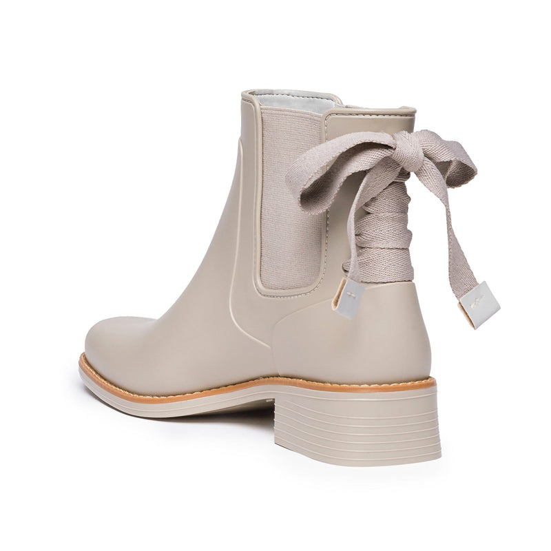 White Women Bernardo Briton Slip On Rain Chelsea Boots | HSS2088SJ