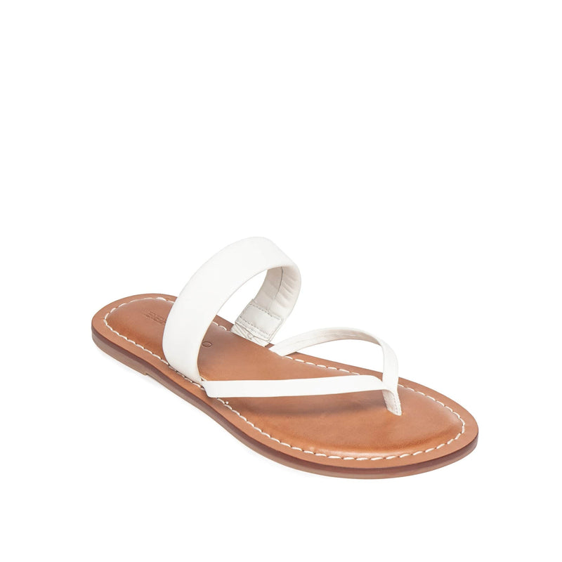 White Women Bernardo Leia Thong Flat Sandals | UGG4760TP