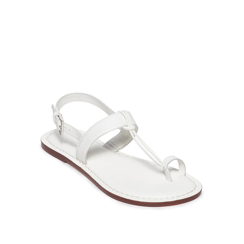 White Women Bernardo Maverick 2 Toe Ring Flat Sandals | INF2842SR