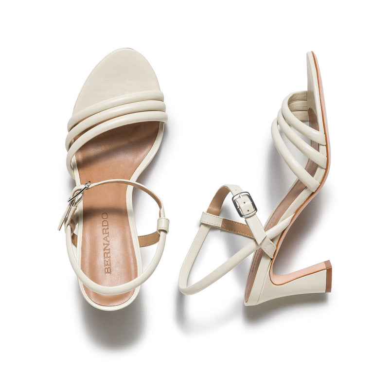 White Women Bernardo Noor Heels Sandals | BEO2317SV